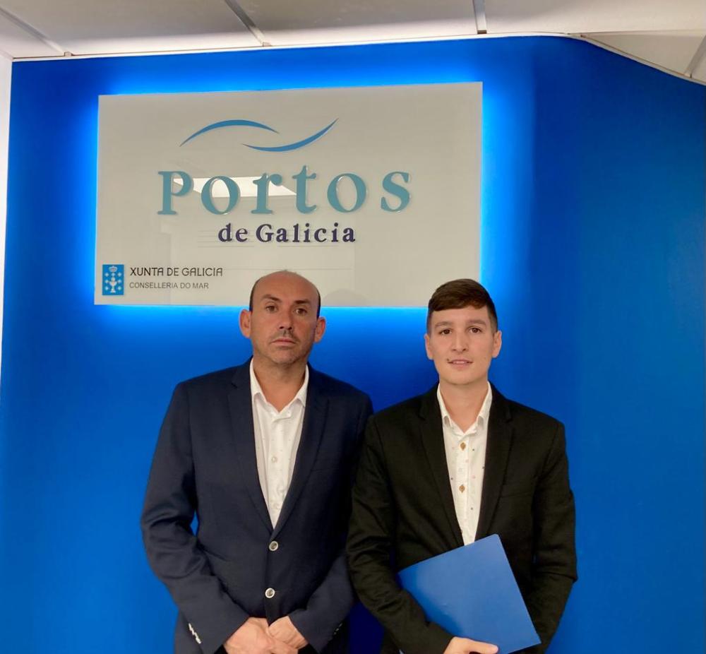 Imagen O concelleiro do Mar e o alcalde de Ribeira trasladan a Portos de Galicia necesidades para as infraestruturas de Ribeira