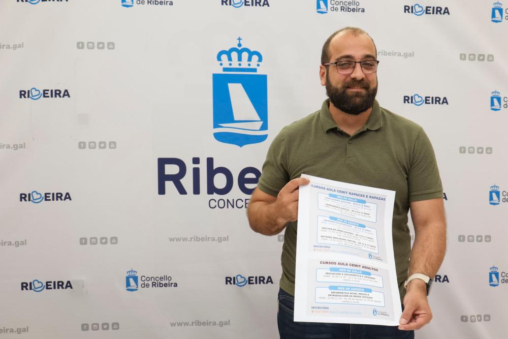 Imagen O Concello de Ribeira presenta novos cursos de informática para este verán