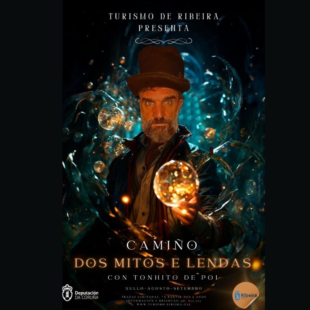 Imagen Turismo de Ribeira presenta “O camiño de mitos e lendas” con Tonhito de Poi