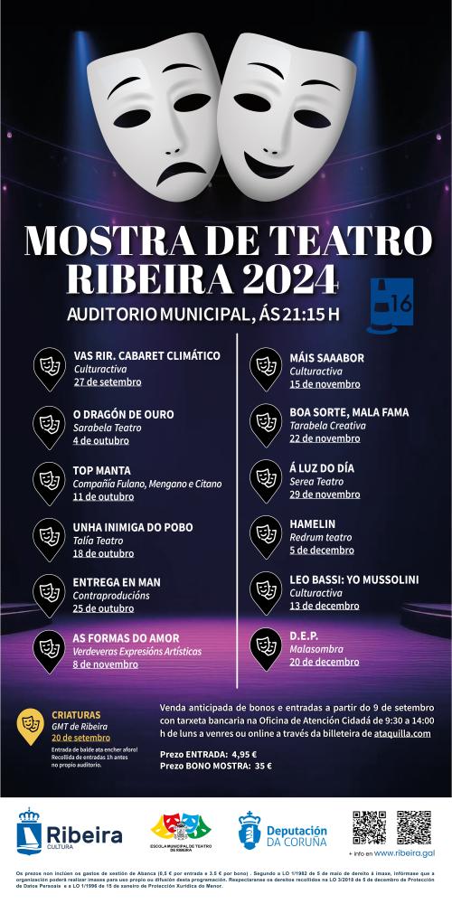Imagen Presentación da Mostra de Teatro de Ribeira 2024