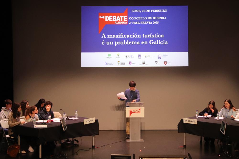 Imagen Ribeira acolle a fase previa do Club de Debate Alingua os días, 24, 25 e 26 de febreiro
