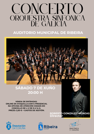 Imaxe A Orquestra Sinfónica de Galicia soará novamente en Ribeira 