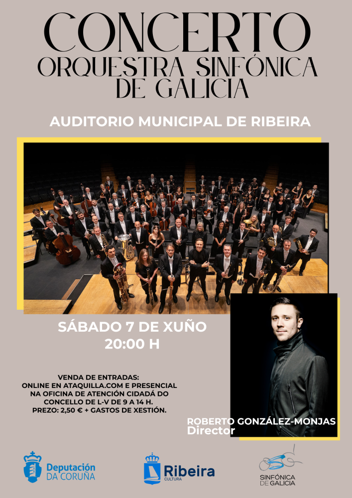 Imagen A Orquestra Sinfónica de Galicia soará novamente en Ribeira 