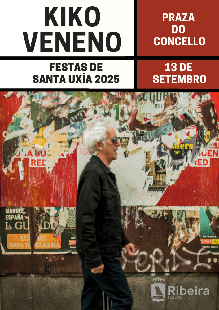 Imagen Kiko Veneno actuará en Ribeira el día de Santa Uxía