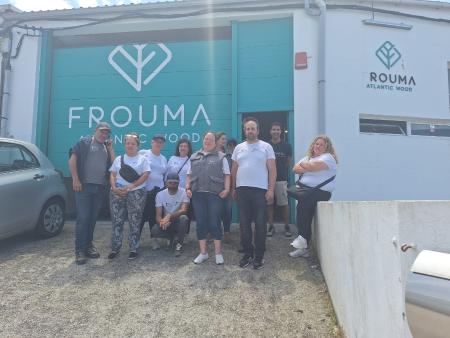 Imagen El alumnado de la carpintería de Tahume X conoce FROUMA