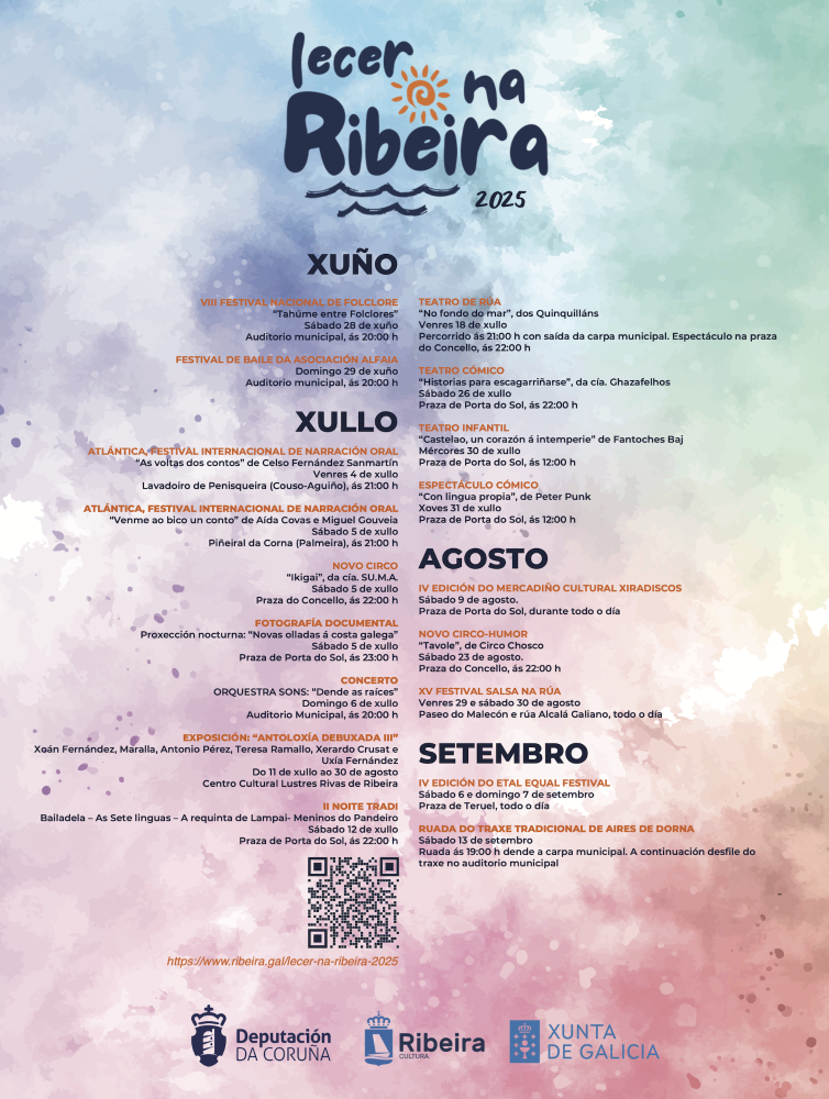 Imagen Lecer na Ribeira presenta as propostas culturais para o verán 