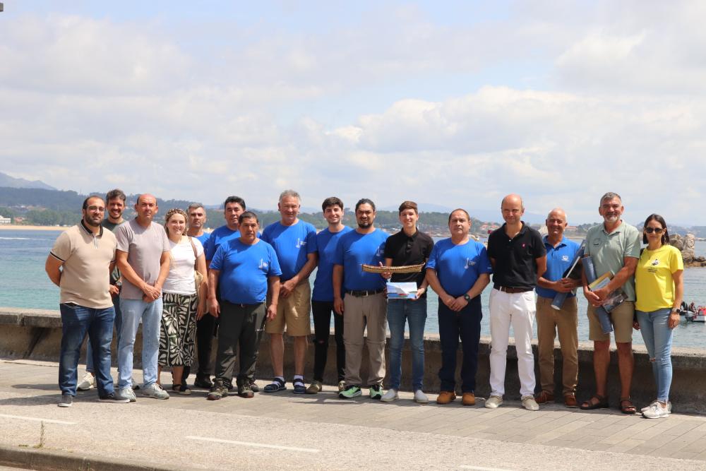 Imagen Chile, a primeira delegación do Pacífico en asistir a un Encontro de Embarcacións Tradicionais en Galicia