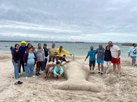 Imagen A praia do Rebalo protagonista da segunda edición da Xuntanza de Esculturas de Area
