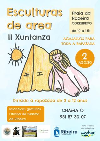 Imaxe A praia da Robeira será o segundo emprazamento da II Xuntanza de Esculturas de area