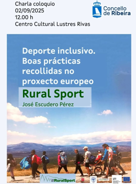 Charla coloquio: Deporte Inclusivo. Boas prácticas recollidas no proxecto e