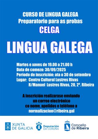 Imaxe Curso de Lingua Galega preparatorio para as probas CELGA