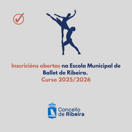 Imaxe Inscrición na Escola Municipal de Ballet de Ribeira. Curso 2025/2026