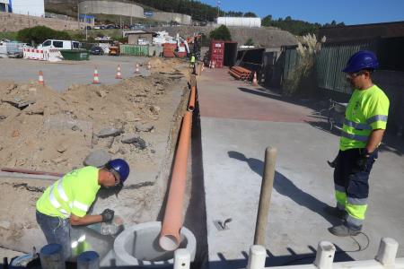 Imaxe Ribeira inviste 120.000€ en adecuar o Polígono de Xarás  cunha nova rede de pluviais e pavimentación