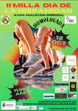 Imagen A Segunda edición da Milla da Hispanidade percorrerá Ribeira o día 12 de outubro