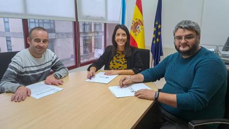 Imagen O Concello de Ribeira e o Club Natural Sport asinaron un convenio de colaboración por un importe de 112.065,40 euros