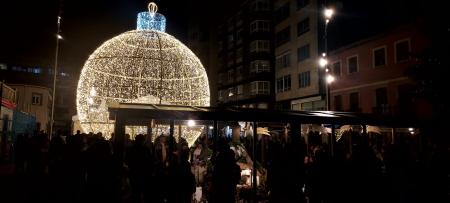 Imaxe En fase de licitación o alumeado de Nadal de 2025-2026 en Ribeira por 161.268,80 euros