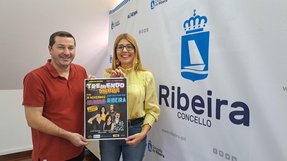 Imagen O espectáculo Tremendo Show! fará rir a Ribeira no 29 de novembro