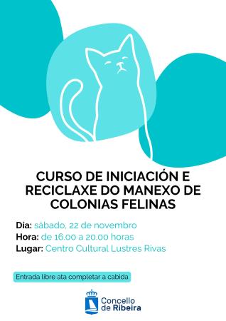 Imaxe O Concello de Ribeira organiza un curso para a xestión das colonias felinas