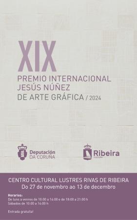 Imaxe A exposición do XIX Premio Internacional de Arte Gráfica Jesús Núñez recala no Lustres Rivas de Ribeira
