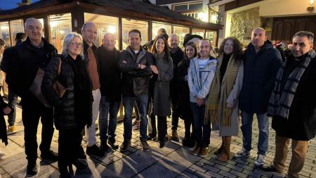 Imagen Aguiño inaugurou o seu belén municipal