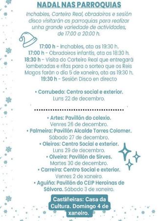 Imaxe Adíase a celebración do 'Nadal nas parroquias' en Castiñeiras