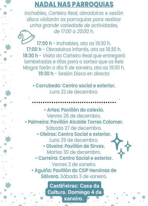 Imagen Adíase a celebración do 'Nadal nas parroquias' en Castiñeiras