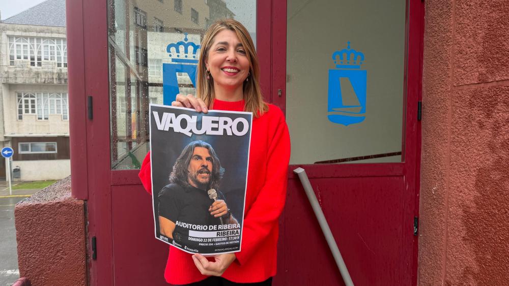 Imagen O humorista JJ Vaquero fará rir co seu espectáculo no novo Auditorio municipal de Ribeira no 22 de febreiro