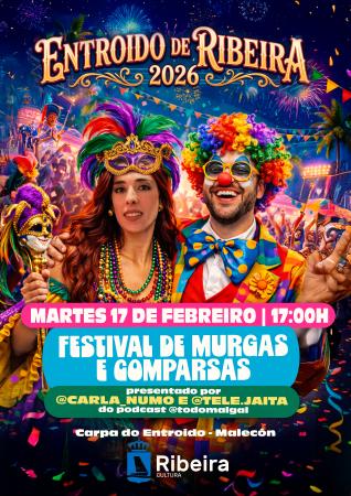Imaxe Bases do festival de murgas e comparsas do Entroido 2026