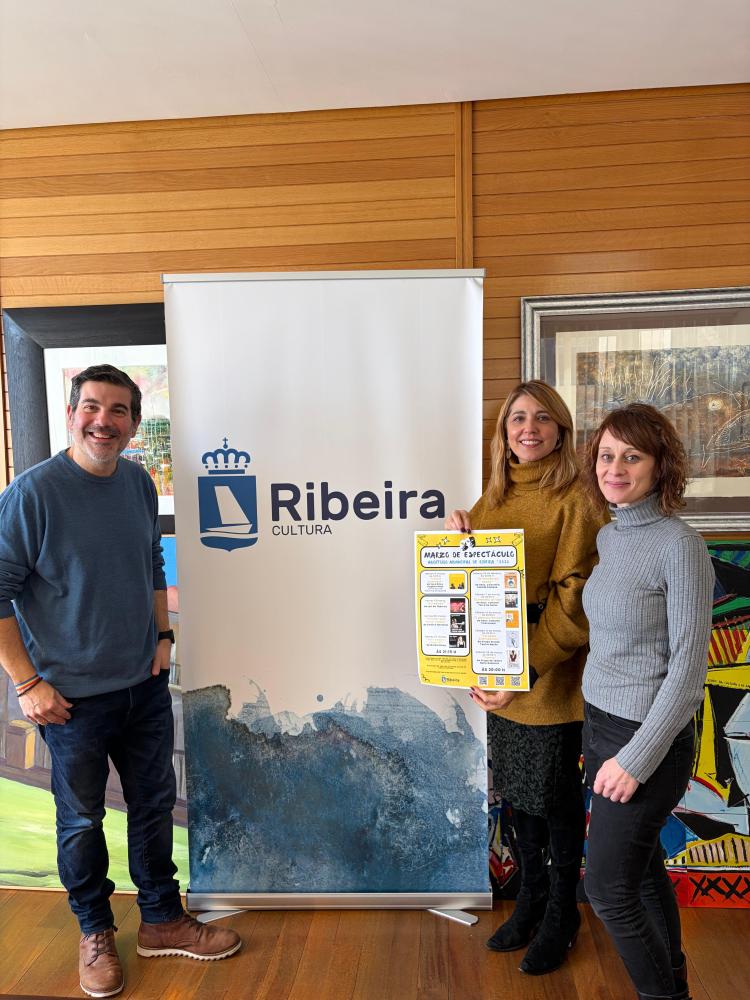 Imagen Ribeira presenta o “Marzo do espectáculo” cunha ampla programación cultural durante todo a mes de marzo.
