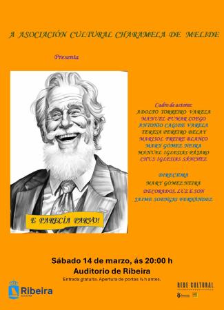 "E parecía parvo!" da Asociación Cultural Charamela.