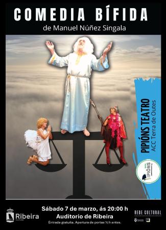 "Comedia Bífida" de Manuel Nuñez Singala. ACC Terra de Outes.