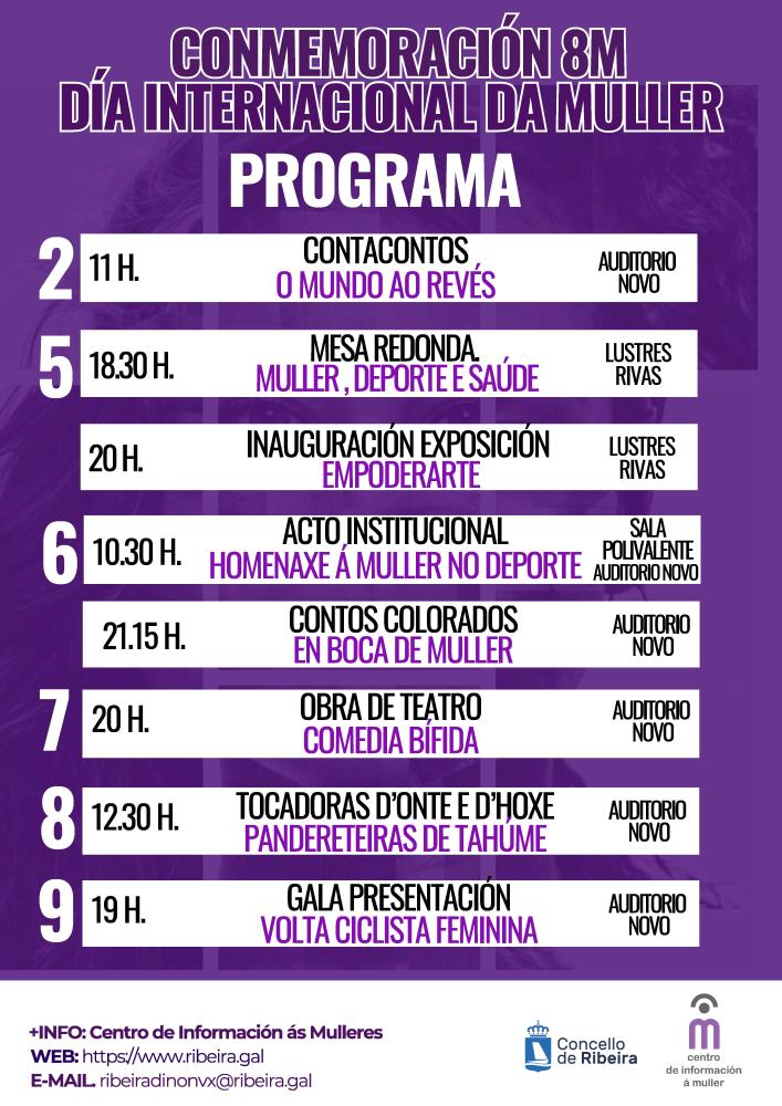 Imagen Ribeira sitúa a Volta Ciclista Feminina no centro da conmemoración do 8M.