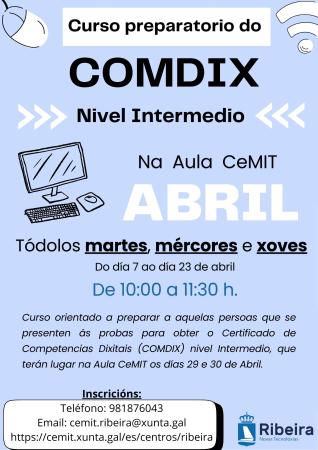Imaxe A Aula CeMIT de Ribeira continúa formando á cidadanía en competencias dixitais durante o segundo trimestre do ano