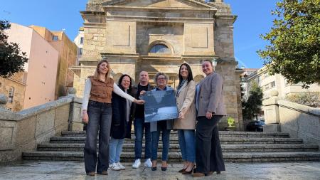 Imagen María Sampedro destaca os actos de Semana Santa en Ribeira como unha maneira de 