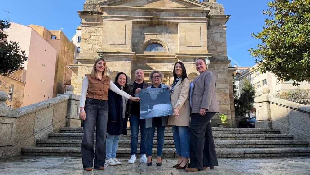 Imagen María Sampedro destaca os actos de Semana Santa en Ribeira como unha maneira de 