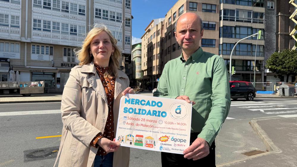 Imagen Un mercado solidario recadará fondos en Ribeira a favor de Ágape