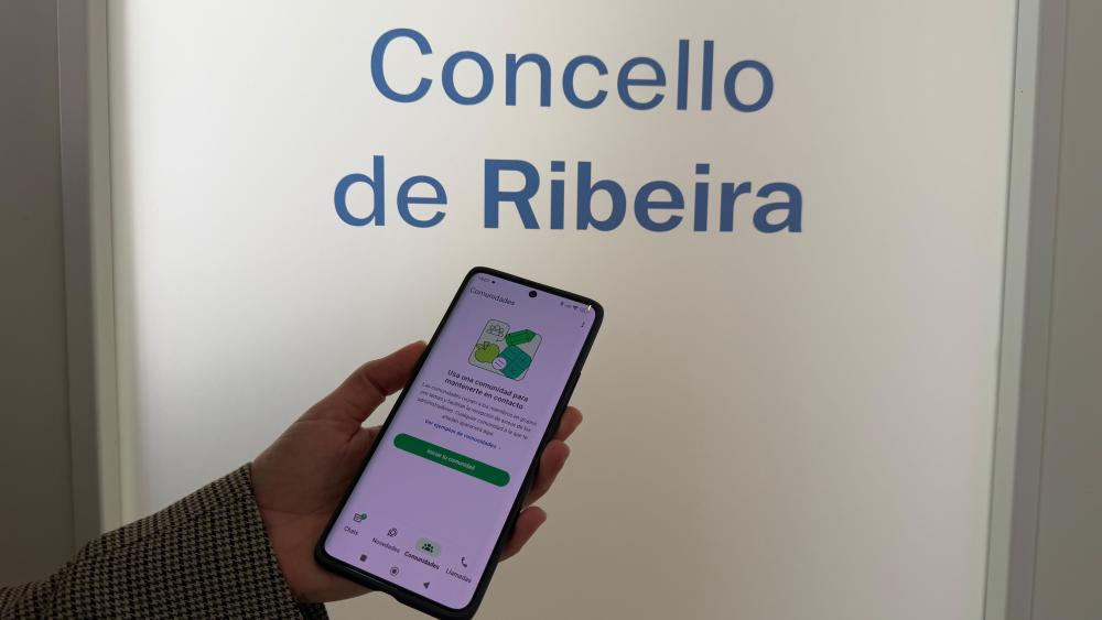Imagen O Concello de Ribeira activa unha canle de whatsapp para a comunicación de incidencias por parte da veciñanza