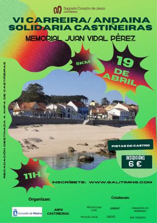 Imaxe Ribeira segue facendo deporte con fins solidarios co sexto Memorial Juan Vidal Pérez no 19 de abril