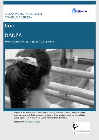 Imagen A Escola Municipal de Ballet de Ribeira celebra o Día Internacional da Danza cunha xornada de portas abertas