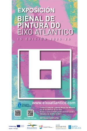 Imagen O Lustres Rivas de Ribeira exhibirá a nova edición da Bienal de Pintura do Eixo Atlántico a partir do 30 de abril