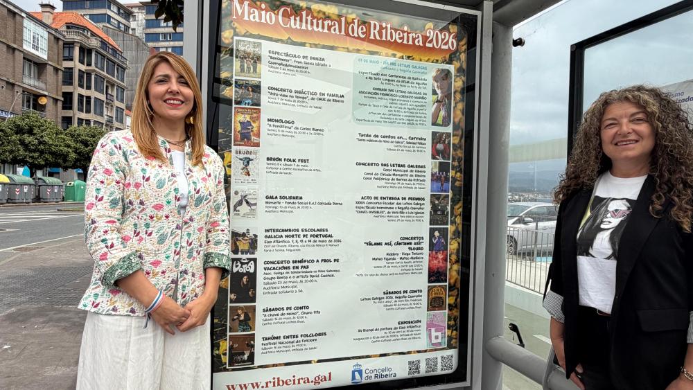 Imagen O Concello de Ribeira organiza un Maio Cultural protagonizado polas Letras Galegas con máis dunha quincena de propostas