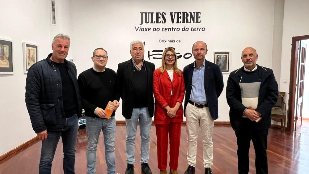Imagen O Museo do Gravado de Artes viaxa a un dos clásicos de Jules Verne a través das ilustracións de Ignacio Hernández Suñer