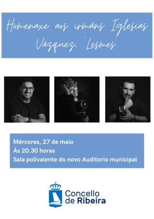 Imaxe O Concello de Ribeira homenaxea a destacada traxectoria dos irmáns ‘Lesmes’ cun acto no 27 de maio