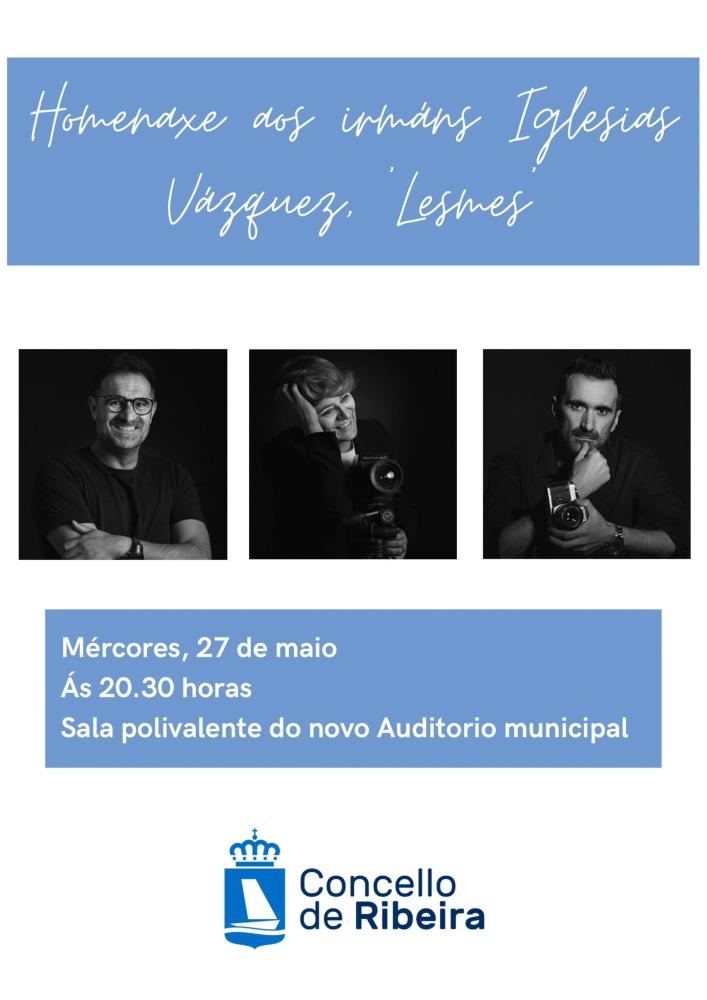 Imagen O Concello de Ribeira homenaxea a destacada traxectoria dos irmáns ‘Lesmes’ cun acto no 27 de maio