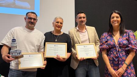 Imaxe O Concello de Ribeira enxalza a traxectoria fotográfica e audiovisual dos irmáns Manuel, Flora e Lesmes Iglesias Vázquez
