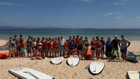 Imaxe O Concello de Ribeira colabora no desenvolvemento do campamento de verán de Anedia