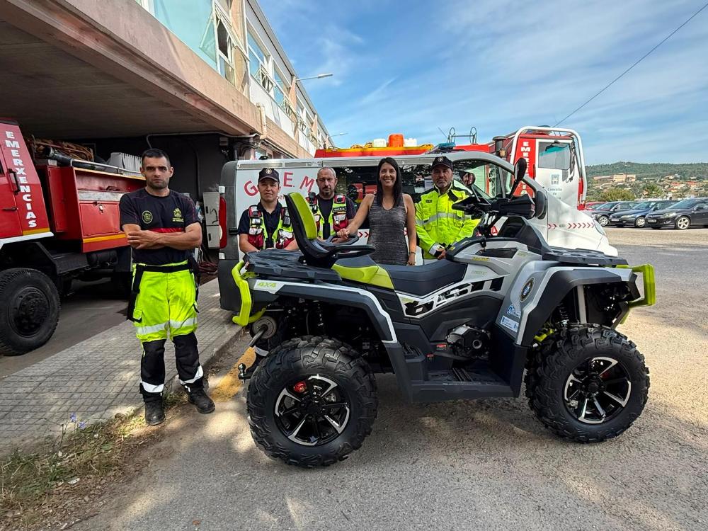 Imagen O GAEM de Ribeira incorpora un quad para o desenvolvemento das súas tarefas