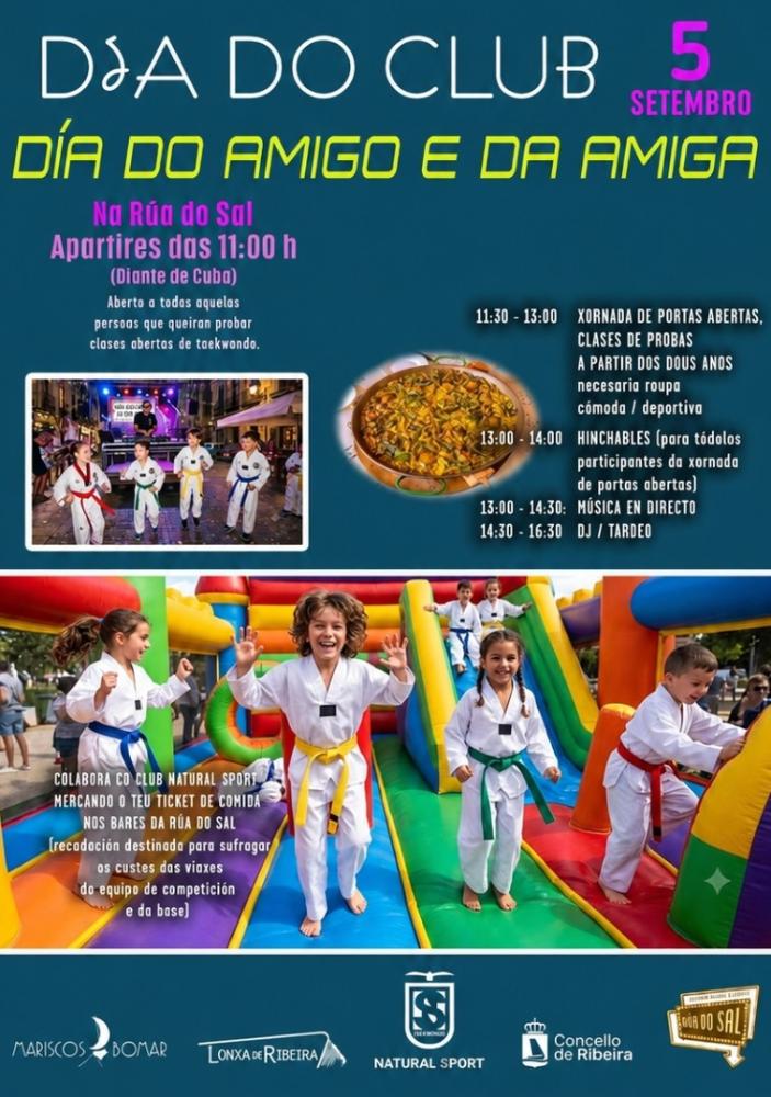 Imagen O Natural Sport retoma a exhibición de taekwondo na rúa do Sal no 5 de setembro