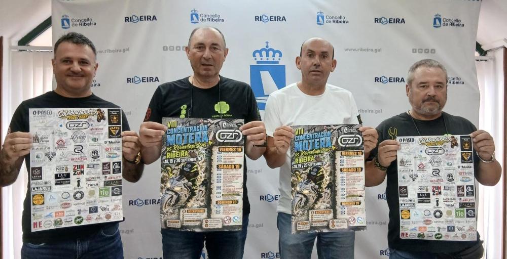 Imagen A oitava concentración de motos de Os Reventapistóns pon o foco nas rúas rodas do 18 ao 20 de setembro