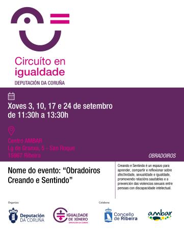 Imagen O CIM de Ribeira colabora na iniciativa 'Circuítos en igualdade' a través dunha serie de obradoiros